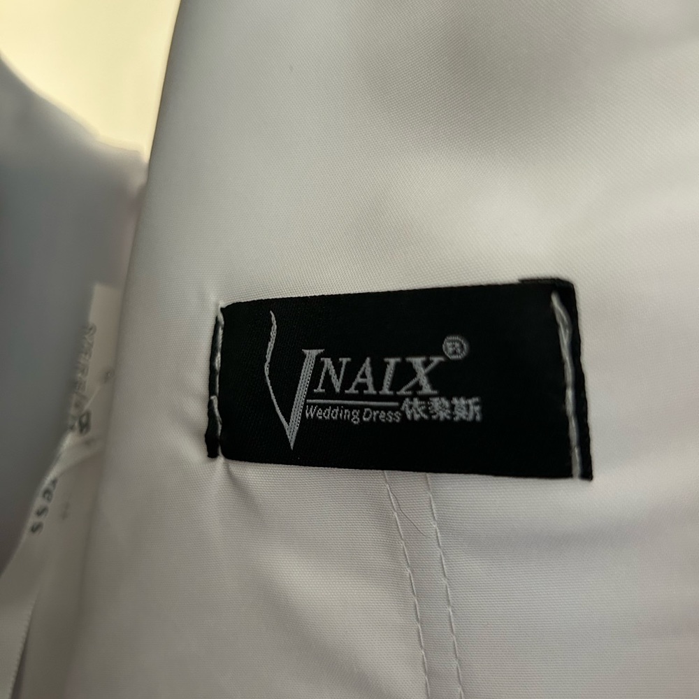 White Gown, Custom Made, Never Worn. - image 2